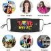 Face Mask Adjustable LGBTQ Lives Matter Face Mask for Men and Women Holloween Gift Small Black - Buy Online on SooperMarket.com