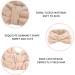 GOTH Perhk 4 Pack Spa Bowknot Hair Bands Coral Fleece Makeup Headband Elastic Head Wrap for Washing Face Shower Yoga Sports Skincare(Black White Gray Khaki) - Buy Online on SooperMarket.com