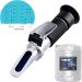 Frost Protection Refractometer | 4-in-1 Coolant & Battery Acid Tester | Check Freezing Points -50 C - Buy Online on SooperMarket.com