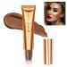 Contour Beauty Wand  Liquid Face Concealer Contouring with Cushion Applicator  Natural Matte Finish Shading Bronzer Cream Stick  Lightweight  Blendable and Super Silky Cream Contouring  Cruelty-Free (01 Contouring Pen-G...