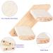 BEBOBLY Reversible Cat Climbing Shelf | Wall Mounted Cat Stairs Ladder | 4 Step | Eco-Friendly Sisal Rope | Perch Platform | Scratching Post | Activity Tree - Buy Online on SooperMarket.com