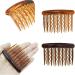 8 Piece Plastic Hair Comb Set for Fine Hair & Bridal Veils - Elegant Teeth Hairpins Side Combs & Hair Jewelry - Buy Online on SooperMarket.com