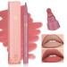 YOUNG VISION Gourd-Shaped Precision Liquid Lipstick & Lipliner - Nude Matte Shades