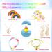 Panspace Unicorn Bath Bombs for Girls | 6 Organic Bath Bombs Gift Set with Jewelry Inside | Handmade Bubble Bath Fizz Ball Kit for Kids | Surprise Toys for Girls Birthday & Christmas - Buy Online on SooperMarket.com