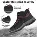 GRITION Women's Waterproof Hiking Boots - Black, Size 6 - Buy Online on SooperMarket.com