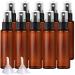 FANDAMEI 10 30ml pump spray bottle with funnel atomizer 30ml spray bottle empty perfume atomizer made of plastic (10 x 30 ml)