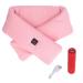 Heating pillows for the neck USB companies heated for pain relief washable thermal neck bandage warm heating scarf 3 temperature levels (pink)