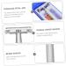 Didiseaon Long Handled Safety Razor - Old Fashioned Stainless Steel Beard Shaving Tool for Smooth Manual Hair Removal - Buy Online on SooperMarket.com