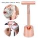 Double-Sided Copper Razor - Portable & Washable Barber Tool | Shop Internationally - Buy Online on SooperMarket.com
