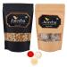 Jaiccha Ghasitaram Bhaidooj Gifts - Sugarfree Dates and Figs Bites and Wheat Puffs Pouch
