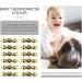Kisangel Kids Stickers Liquid Crystal Fever Indicator Strips - 60pcs Toddler Stickers | Stick-on Forehead Patch for Baby - Yellow Brown - 7.5x2.5cm x3pcs - Buy Online on SooperMarket.com