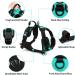 Buy Joytale Reflective Dog Harness for Small Dogs - Soft Padded Adjustable & Breathable - Safe Control Handle - Turquoise - 1 Pack - Buy Online on SooperMarket.com