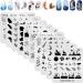 Alexnailart Nature Series Nail Stamping Plates Set - 10 Multi-Pattern Image Templates for Manicure Stencils - Buy Online on SooperMarket.com