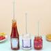 Retractable Silicone Spatula & Spoon - Easy Clean Portable Design for Cosmetics & Lip Gloss - Buy Online on SooperMarket.com