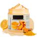 Turmeric Vitamin C Clay Face Mask Turmeric Clay Mask Turmeric Face Mask for Dark Spots Mud Mask Deep Cleansing Face Mask Skin Care Improve Blackheads Acne Dark Spots and Even Out Skin Tone 120g