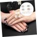 minkissy 4 Boxes 3D Nail Accessories Gems for Nails Nail Art Stickers Flower Nail Charms Charm Abs Rhinestone Zinc Alloy Acrylic - Buy Online on SooperMarket.com