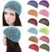 Handmade Women's Mesh Crochet Hair Net in Black - Sleep Cap Head Scarf Bonnet Snood Cover - Buy Online on SooperMarket.com