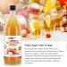 Pipkin 1000ml Raw Organic Apple Cider Vinegar with Mother Non-GMO 5% Acidity - Vegan & Vegetarian Friendly (Glass Bottle) - Buy Online on SooperMarket.com