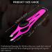 Professional Stainless Steel Slant Tip Eyebrow Tweezers Set | Non-Slip Grip for Ingrown Hair Removal | Yellow & Pink | 2 3xPcs Set - Buy Online on SooperMarket.com