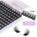 144Pcs Individual Cluster Lashes D Curl 14mm - Soft Natural False Eyelashes for DIY Eyelash Extensions at Home - Pack of 1 - Buy Online on SooperMarket.com