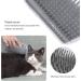 JEEZAO 2 Pack New Version Long Cat Self Groomer Wall Corner Grooming Brush Cat Massage Comb Scratcher with Catnip Bag and Ball Lengthen Comb Teeth (gray) - Buy Online on SooperMarket.com