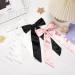 WantGor Long Tail Bow Hair Clips Hair Ribbon Bows Satin Bowknot Clip Large Hair Barrettes Cute Ponytail Holder Hair Accessories for Women Daily Party Wedding Prom (White) - Buy Online on SooperMarket.com