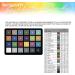 12x12 Foldable White Balance Gray Reference Reflector Card Set for Photography - Pixiss 4-in-1 Color Correction Kit - Buy Online on SooperMarket.com