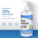 Superfy Hand Sanitizer Gel 128oz - 70% Alcohol - Quick-drying - 8 Pack 16 oz Pump Bottles - Buy Online on SooperMarket.com