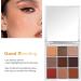 9 Colors Eyeshadow Palette Makeup Palette Eye Shadows Easy Coloring Eyeshadow Makeup Kit Matte Pearlescent Glitter Portable Eye Shadow Powder for Makeup - Buy Online on SooperMarket.com