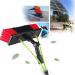 5-12m(16.5-39.5Foot) Extension Pole Window Washer Combo Telescopic Pole Window Cleaning Extension Pole for Cleaning Windows(30cm Brush 8m pole) 55cm Brush Head 7M/24FT