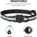 Reflective Airtag Cat Neck Band | Integrated Holder & Bell | Safety Buckle for Kittens & Puppies - Black - Buy Online on SooperMarket.com
