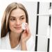 FRCOLOR 4pcs Cotton Pad Set - Round Makeup Remover & Exfoliating Pads for Face Masks - Pure White Disposable Cleansing Rounds - Buy Online on SooperMarket.com