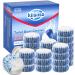 KIISSIISO Toilet Bowl Cleaner Tablets,Automatic Toilet Tank Cleaners 28 PACK,Ultra Clean Toilet Tablets(Blue and White)