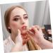 Buy Housoutil Portable Smudge Stick & Tricolor Lip Brush - Golden Makeup Tool for Perfect Lip Application - International Shipping Available - Buy Online on SooperMarket.com