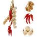 ABOOFAN 6 Pcs Simulation Vegetable Pendant Houseplant House Plants Artificial Fake Vegetable Skewer Chili - Buy Online on SooperMarket.com