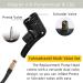 Universal Bicycle Valve Adapter Pump Head Set | Schrader Presta & Dunlop Compatible | Perfect for All Tires & Footballs - Buy Online on SooperMarket.com