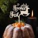 CAKE TOPPER Merry Christmas made of wood - Cake decoration & cake decoration - Christmas decoration - Cake topper
