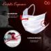 Iris Ohyama 105 Surgical Disposable Masks - 3-Layer BFE 98% - Size S - Individual Packaging - Irritation-Free Rubber Band - White - 15 Sets of 7 Pieces - Buy Online on SooperMarket.com
