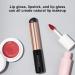 Lesunbak Silicone Lip Brush Set | Portable & Highly Elastic Makeup Brush for Lipstick Concealer Eyeshadow | 3 pcs - Perfect for Weddings Dates Travel & Daily Use - Buy Online on SooperMarket.com