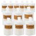 TailaiMei 12 Pieces Travel Pouches for Toiletries TSA Approved Portable Travel Size Refillable Stand Up Pouch for Shampoo/Conditioner/Lotion (1.7 &3.4 oz) 12 Pcs 3.4 Ounce