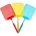 Heatigo 3 colored fly clapping are pulled out retractable pull -in fly clapping which were manually dabbed for pest control
