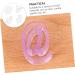 STOBOK 4pcs Silicone Mold Epoxy Resin Silicone Resin Molds Silicone Gummy Molds Diy Sign Mold Crystal White 4.8X4.2CM - Buy Online on SooperMarket.com