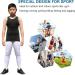 Kids Compression Tank Tops 3 Pack - Youth Boys/Girls Athletic Sleeveless Shirts for Workout Base Layer - Black - Buy Online on SooperMarket.com