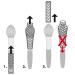 Buy Brush Guards Set - 12 Sleeves (6 Narrow & 6 Wide) | International Shipping Available - Buy Online on SooperMarket.com