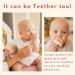 NatureBond Silicone Baby Pacifier with Hygiene Cover | Newborn 0-6 Months | Sunshine Yellow & Peach Puff - Buy Online on SooperMarket.com