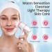 Facial Cleansing Brush Waterproof Deep Cleaning Exfoliation Rotating Spa Machine with 2 Speed Modes Electric Face Brush with 3 Replacement Brush Heads for Women (Pink)  - Buy Online on SooperMarket.com