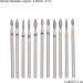 11 Piece Nail Drill Bit Set Diamond Manicure Drill Bits Professional Nail Cutter Attachment for Nails Manicure Pedicure Home Salon - Buy Online on SooperMarket.com