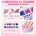 Pink Nude Glitter Poly Gel Nail Kit with Lamp - Easy Quick Builder Gel with Rhinestone & Dual Forms - Complete Poly Nail Gel Kit in Nude Pink Colors - Buy Online on SooperMarket.com