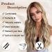 NAYOO 26 Inch Ombre Blonde Wavy Wig for Women - Natural Synthetic Heat Resistant Fiber - Middle Part Curly Wavy Wig for Daily & Party Use - Buy Online on SooperMarket.com