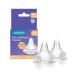 Lansinoh NaturalWave Baby Bottle Nipples Slow Flow Size 2S Anti-Colic 2 Count Slow-Flow